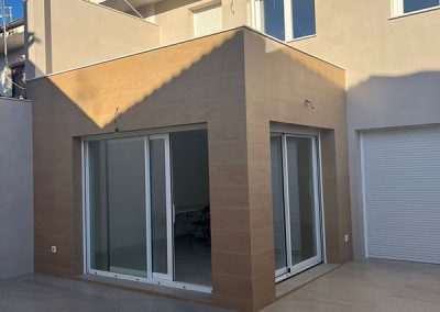 Antes de instalar la barandilla en esta terraza